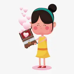 卡通爱情音乐盒女孩图片素材其他格式下载动漫人物大全