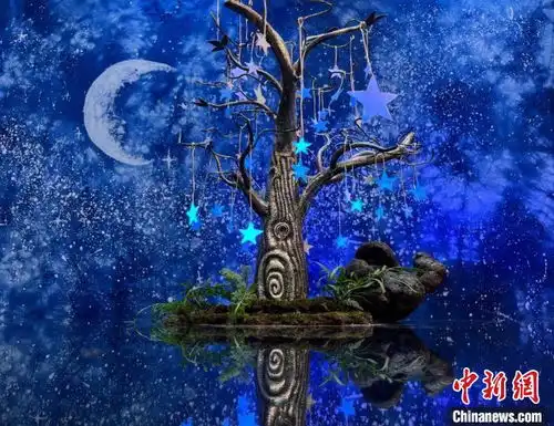 贵州苗族女孩制作非遗版星空帮王亚平女儿摘星