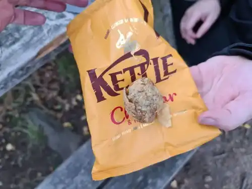 英国男打开薯片发现里面装了一颗土豆,网友想吃你得diy