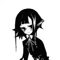 蓝色长发动漫少女微信头像图片大全