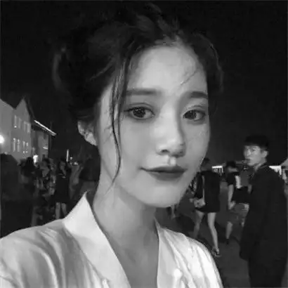 个性女生头像黑白系,生活真的让我很累