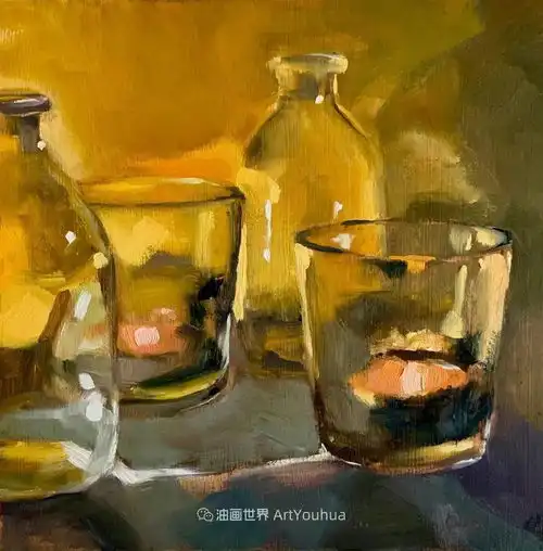 荷兰女画家安斯德比耶超美的色块,极具质感的静物油画欣赏