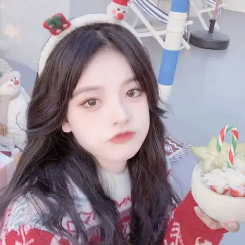 圣诞节女生头像