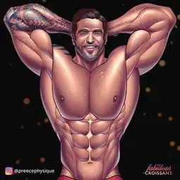 健身手机壁纸卡通版肌肉男壁纸下载完美的身体