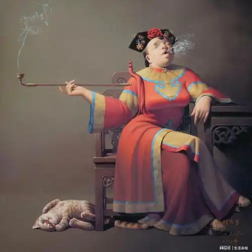 会吐烟圈的胖女人