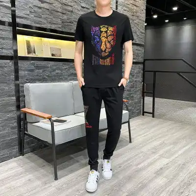 a93152020夏季新款套装男粘胶纤维68锦纶26氨纶6p105