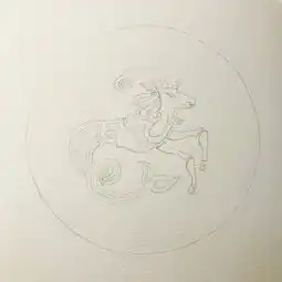 零基础学水彩12星座系列之摩羯座的告别