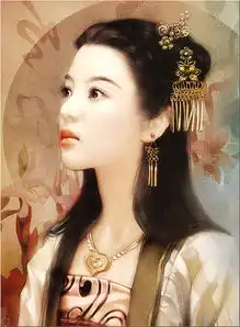 手绘古装气质优雅清纯美女画像中国风装饰画图片设计素材高清模板下载10.38mb其他大全