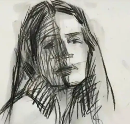 美术生素描画像,开始就像鬼打架,看到成画青铜逆袭王者
