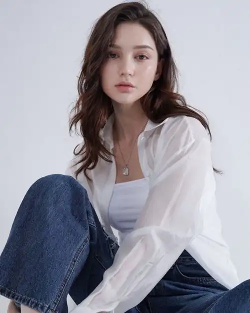俄罗斯美女模特anastasia福利图肤白貌美清新脱俗