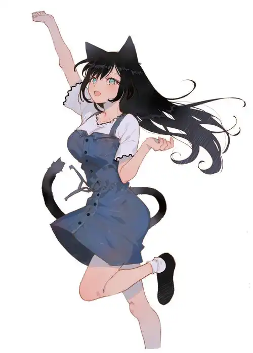 动漫头像壁纸猫耳少女,喜欢吗日本画师的插画作品