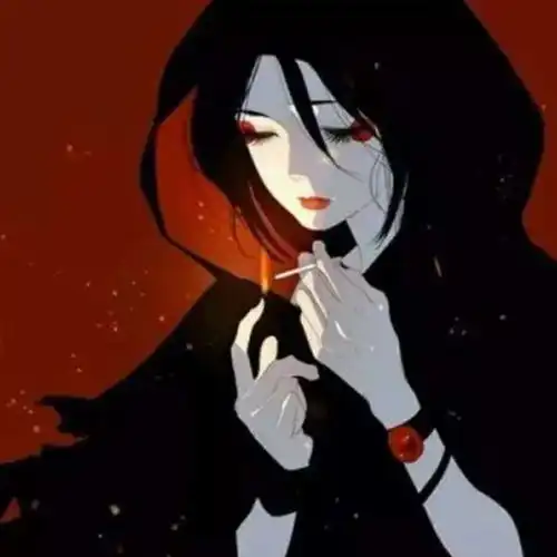 二次元动漫卡通女生头像月亮在等星星的晚安,而我在等你的好梦