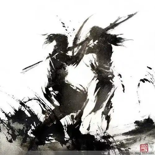 如此霸气的水墨,竟出自一位女插画师