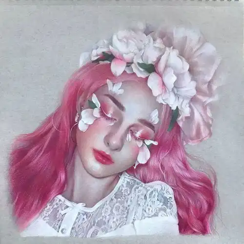 干货丨超详细彩铅人物教程,天使般的女孩,美翻了