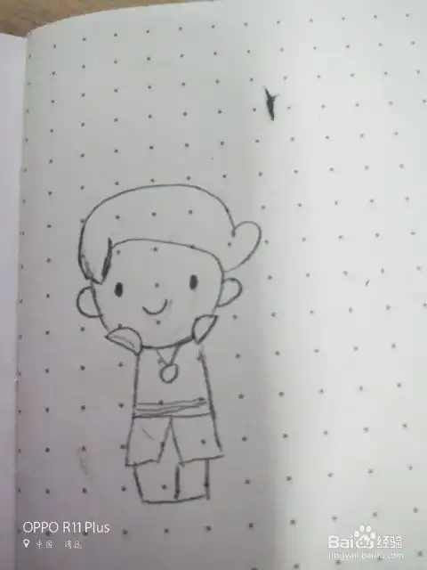 小男孩简笔画
