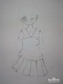 调皮的漫画少女手绘教程