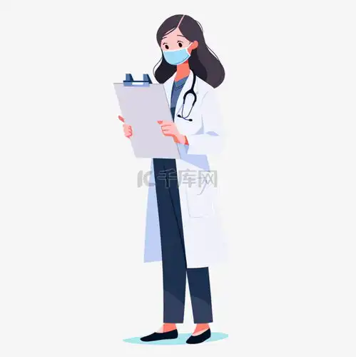 扁平风中国医师节女医生形象13素材图片免费下载千库网