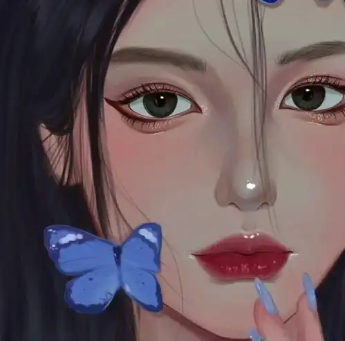 动漫女生头像但愿日子清静,抬头遇见的都是柔情