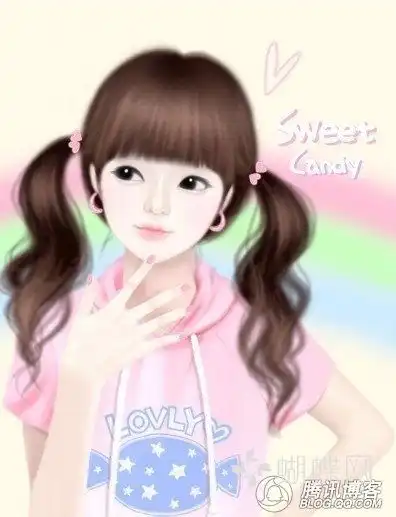 求韩国女生清新唯美手绘插画系列