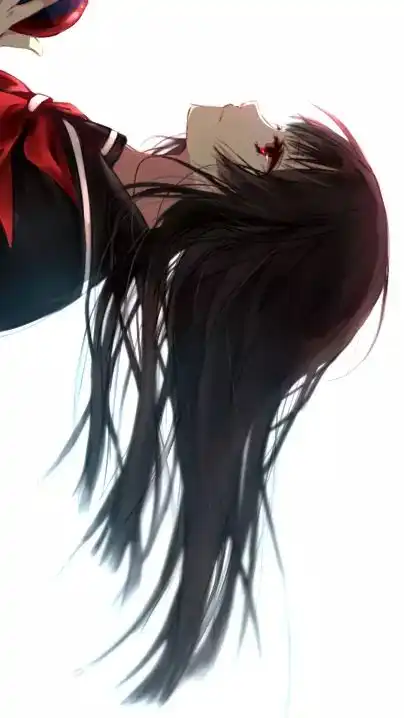 二次元美少女黑发血瞳