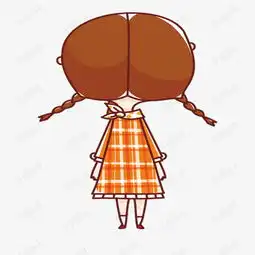 卡通女孩素材图片免费下载高清装饰图案psd千库网图片编号86607
