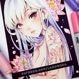 小清新的美少女漫画,拿去做头像吧