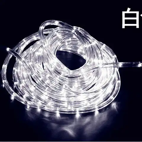 led彩灯带彩灯闪灯串灯户外防水节日婚庆装饰灯七彩变色霓虹灯条