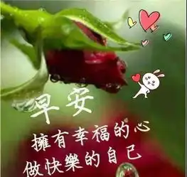 星期一最新漂亮早上好动态美图鲜花带字,早晨好幸福暖心的问候表情图片
