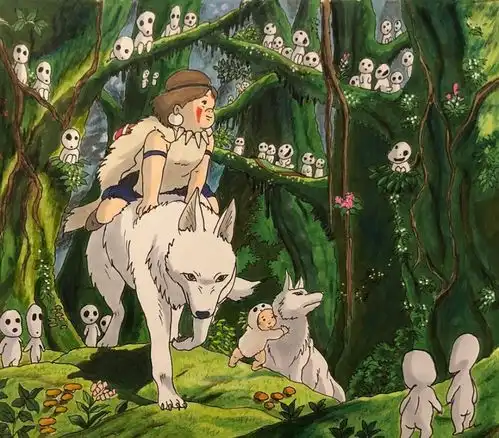 脑洞超大画师momonga,把自己画进宫崎骏动画世界中