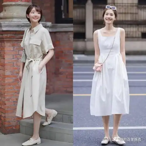 这3条连衣裙适合30女人,小黑裙衬衫裙碎花裙,气质优雅