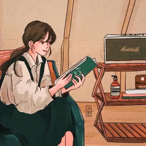 这风格的女生头像太可了