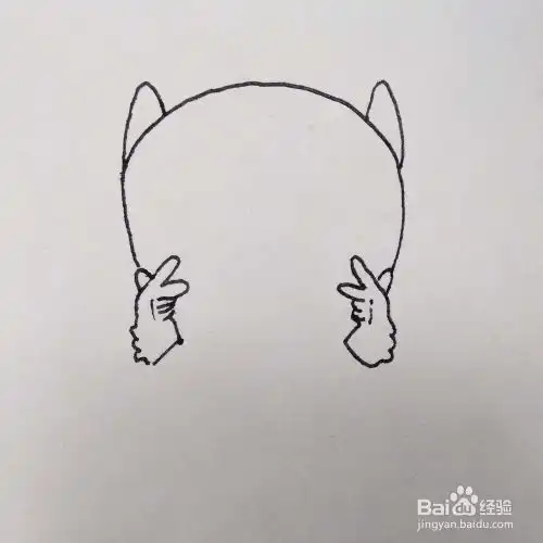 怎么画一个q版的蝙蝠侠卡通简笔画