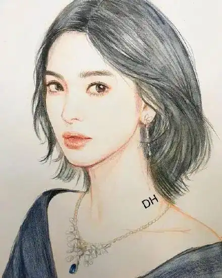 他山之石艺超好看的水彩彩铅少女插画来了