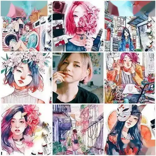 不愧是ins上最高人气插画师,瞬间让你爱上这画风
