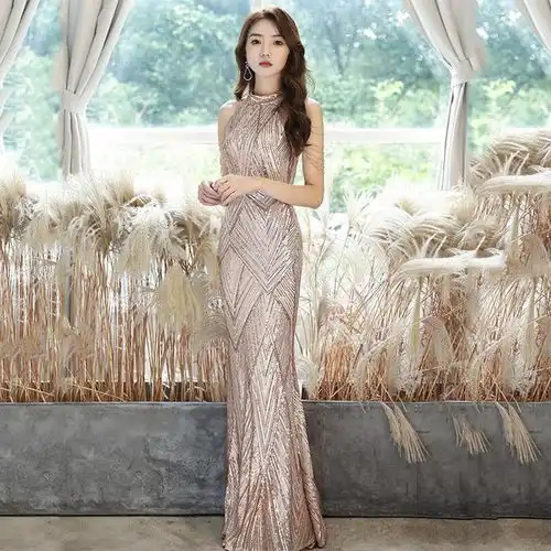 旗袍美女风景高雅美丽美图
