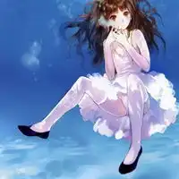 清新手绘女生头像有句话没说出口却突然咳嗽