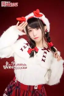 美少女圣诞贺图