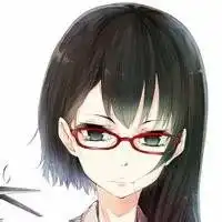戴眼镜的动漫女孩头像微信头像图片大全