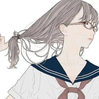 念七动漫卡通手绘花儿女头