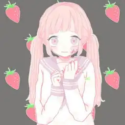 小p动漫女头半身头像二次元