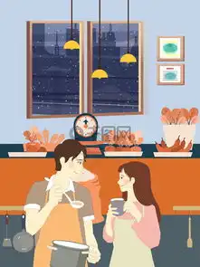 插画风情侣头像图片cy