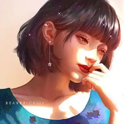 唐崎夜雨自截少女插画头像画师女生头像我要个性网
