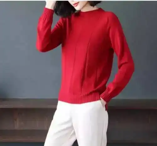 女人身材再好,也不要穿一身黑靓丽毛衣让你美得不可方物