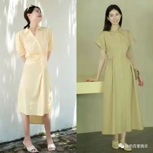 这3条连衣裙适合30女人,小黑裙衬衫裙碎花裙,气质优雅