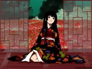 求动漫女生的图片黑长头发红眼睛