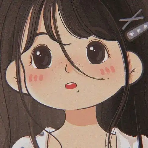 动漫头像可爱乖乖女孩头像,明天你要找我玩呀