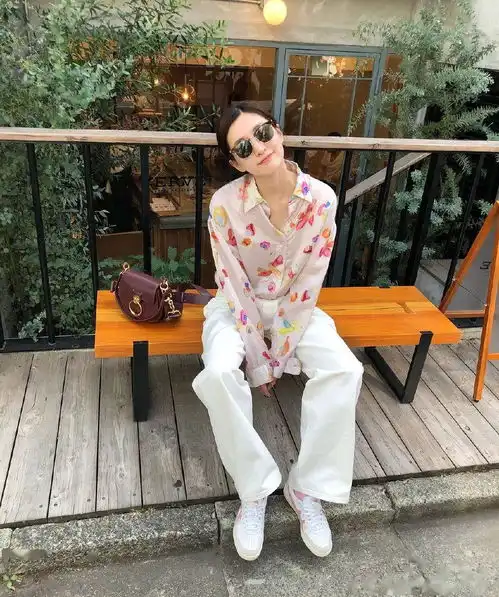 衬衫阔腿裤,今春最美气质搭配