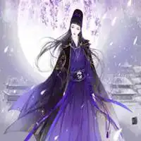 唯美古风紫衣女子头像微信头像图片大全