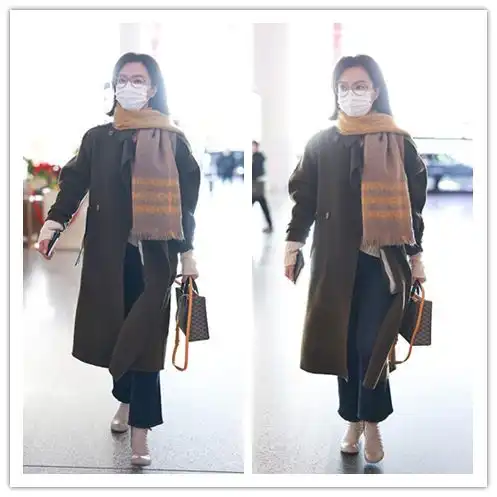 女人40岁之后多穿优雅的服装,学陈数这么穿,冬季能穿暖和还很美