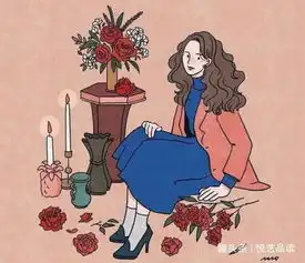 女人的头像很有特点,纯背景外表单纯,自拍照的自信,动物的强大